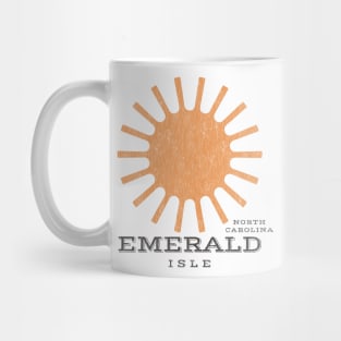 Emerald Isle, NC Summertime Vacationing Beachgoing Sun Mug